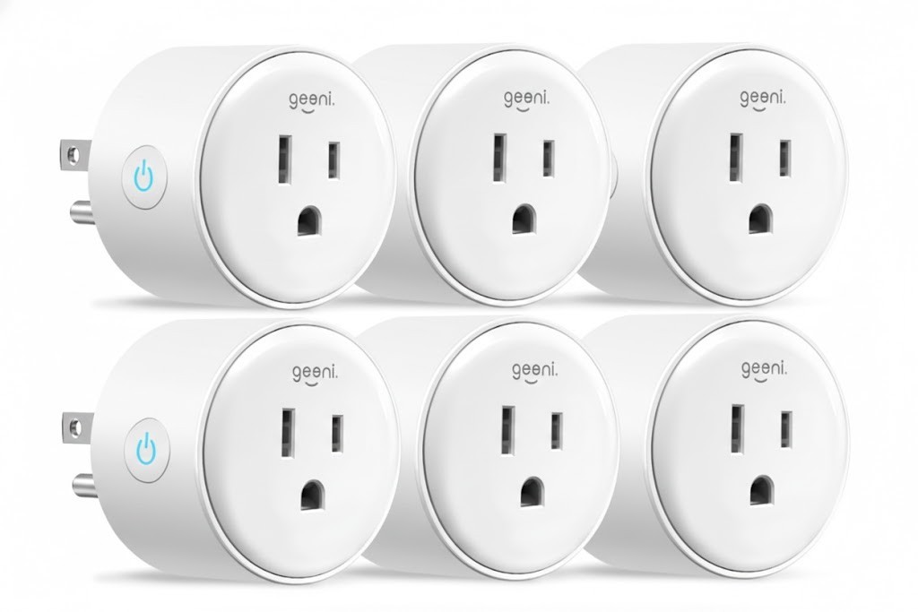 Geeni DOT (6 Pack) Smart Wi-Fi Outlet Plugs with Voice Control