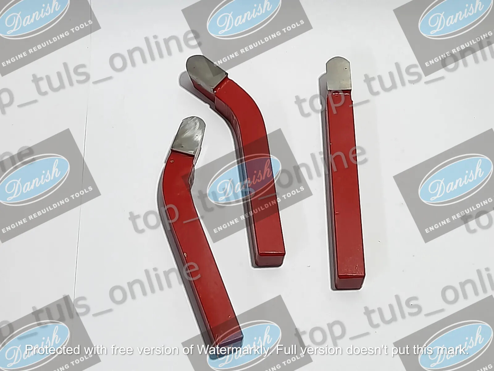 3x LATHE RADIUS TOOL BIT SET LEFT-RIGHT-STRAIGHT 1/2"x1/2"x4" CARBIDE TIPPED 8R