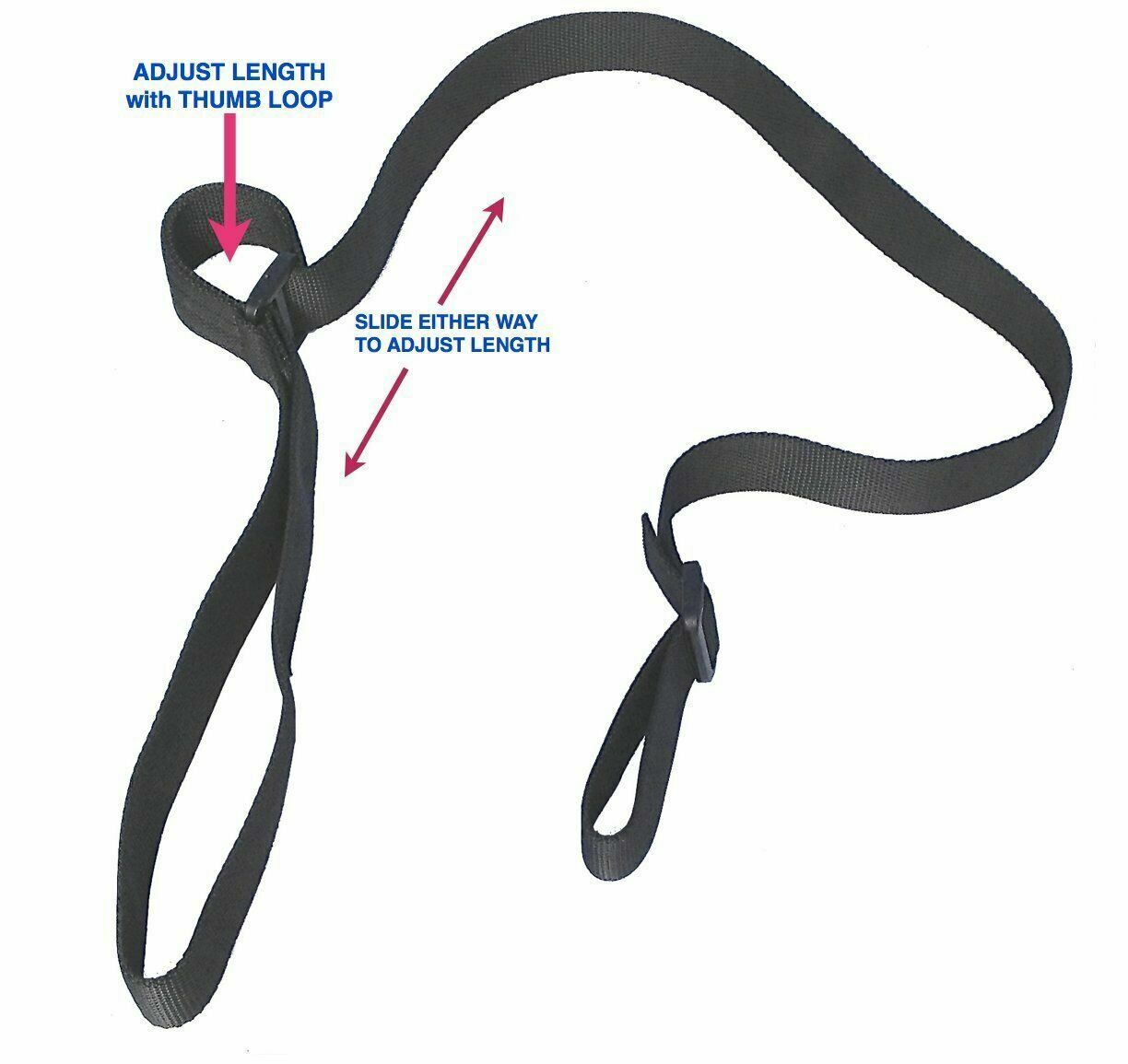 2 Point Rifle Sling - Adjustable Gun Sling with Fast-Loop 1.25 inch Webbing
