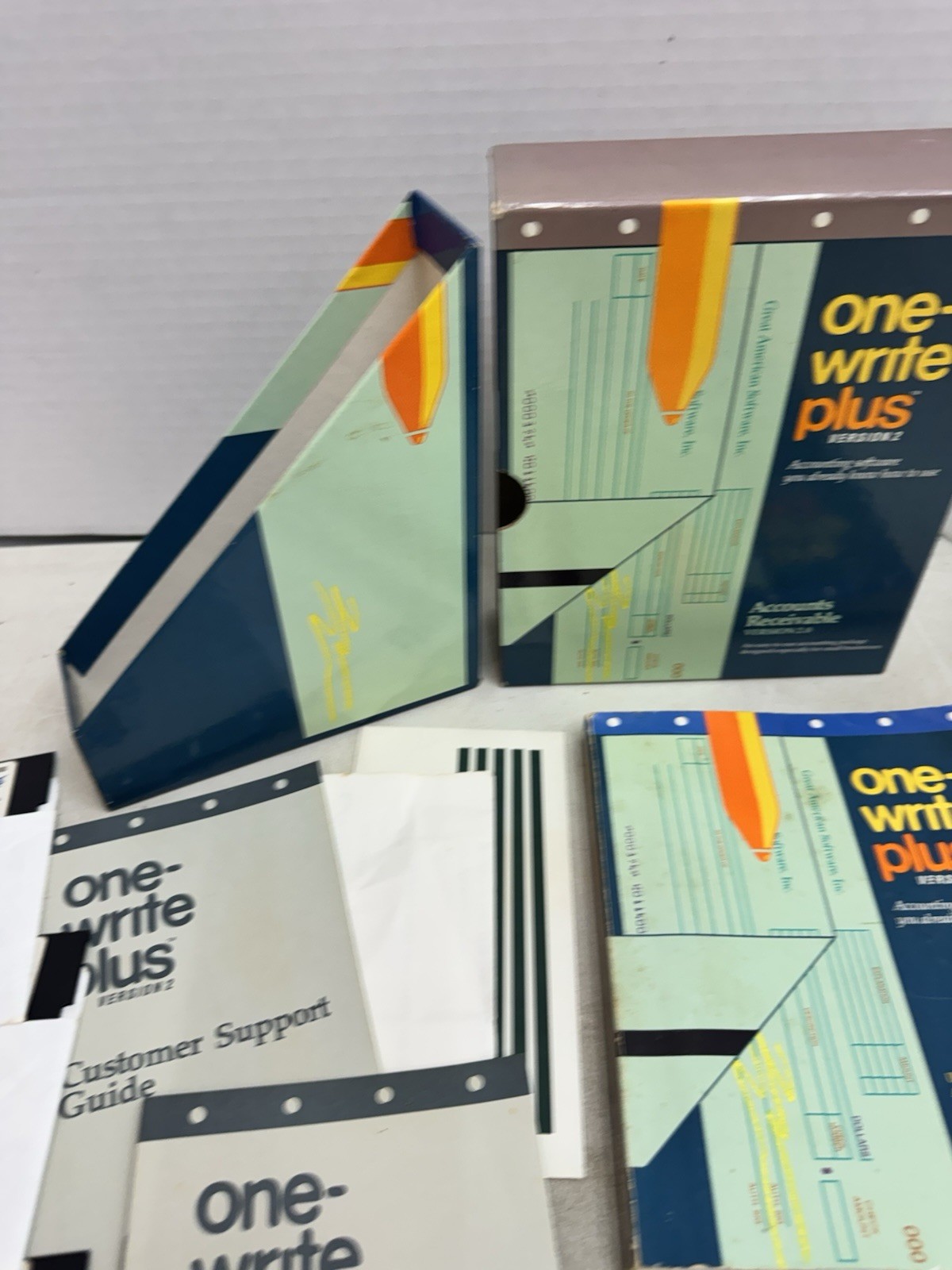 one write plus version 2 accounts receivable accounting software 1987