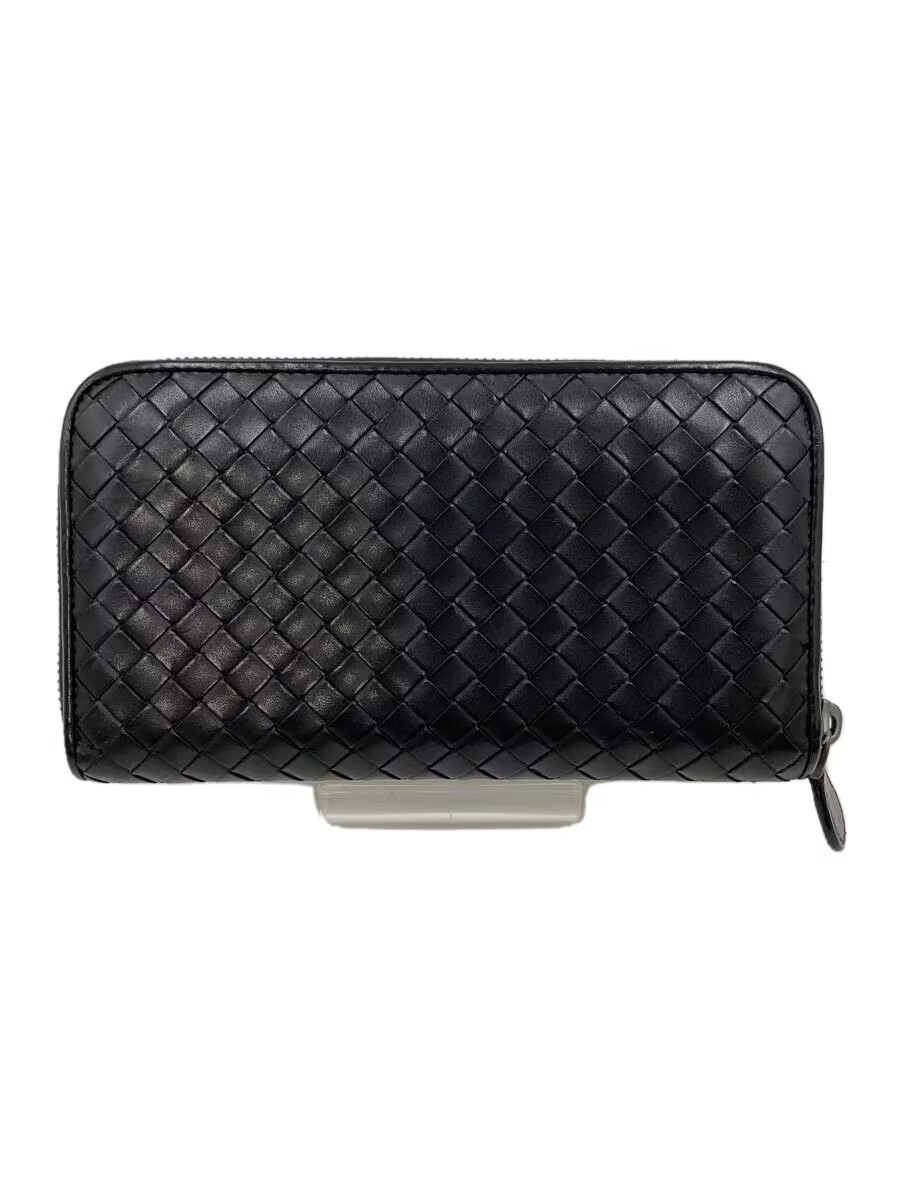 BOTTEGA VENETA Long Wallet Black Solid Men's