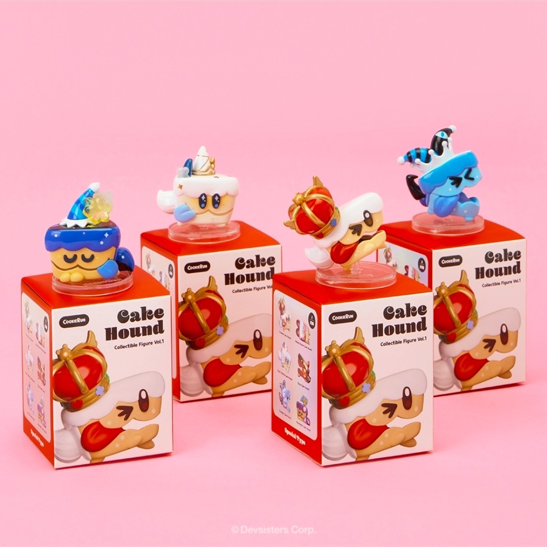 Cookie Run Kingdom Cake Dog Figure 6 types Random 1