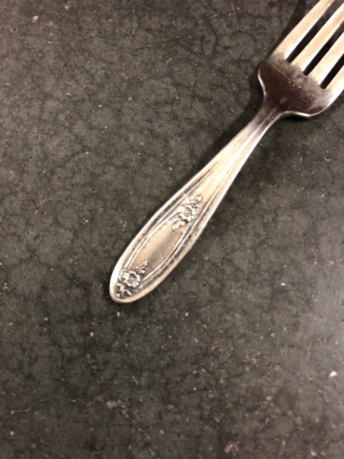Oneida Silverplate Baby Fork Belford 4”