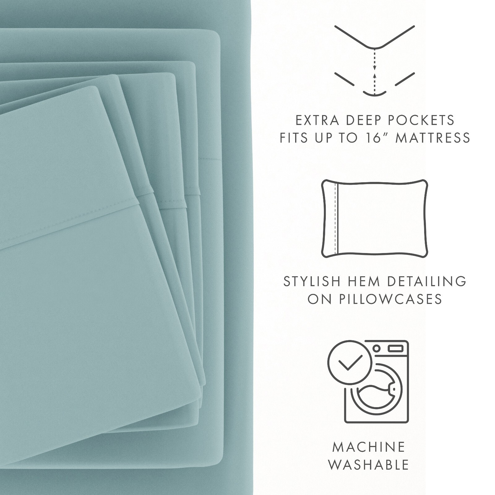 So Soft Collection By Kaycie Gray Breathable 6PC Sheets Set