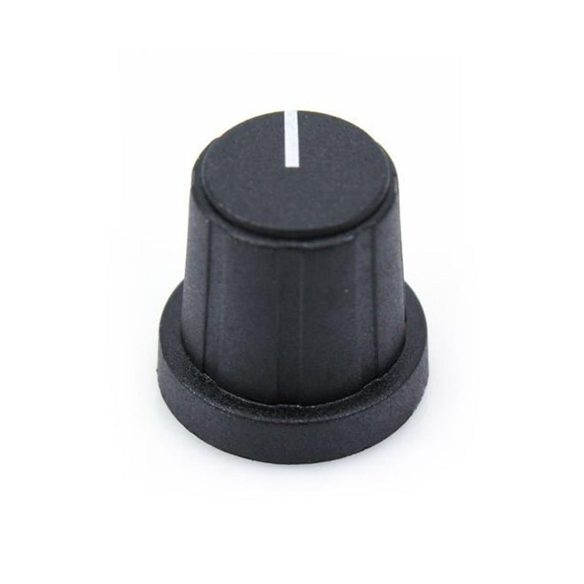 PixelGear 17mm Black D-Shaft Knob w/ Cap & White Inidcator - Aphex Presonus