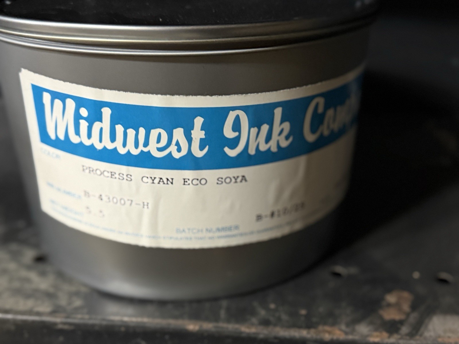 Printing Ink Offset Each Can