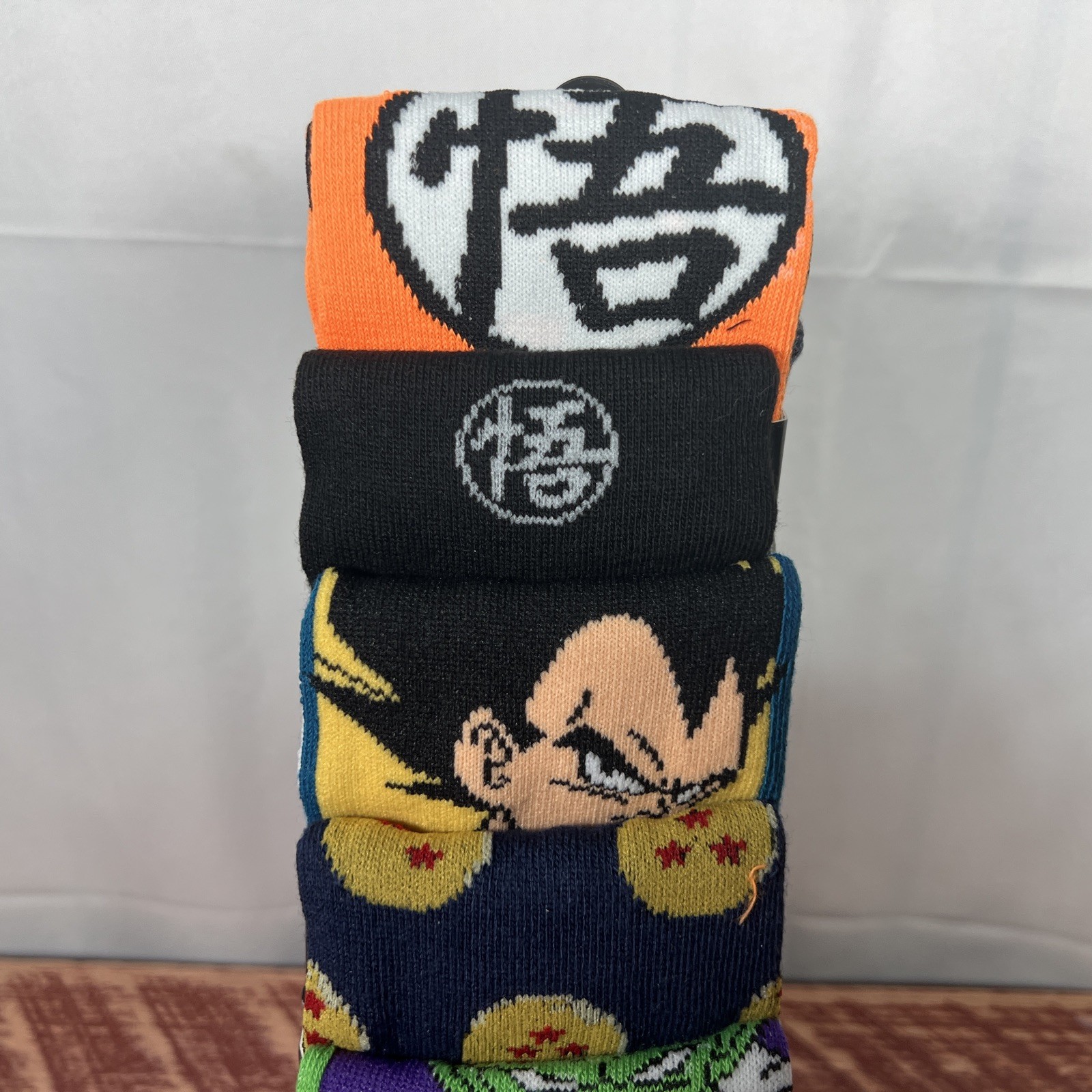 Men's Socks Dragon Ball Z The Movie 6 Pair Casual Crew Size 8-12 New in Package