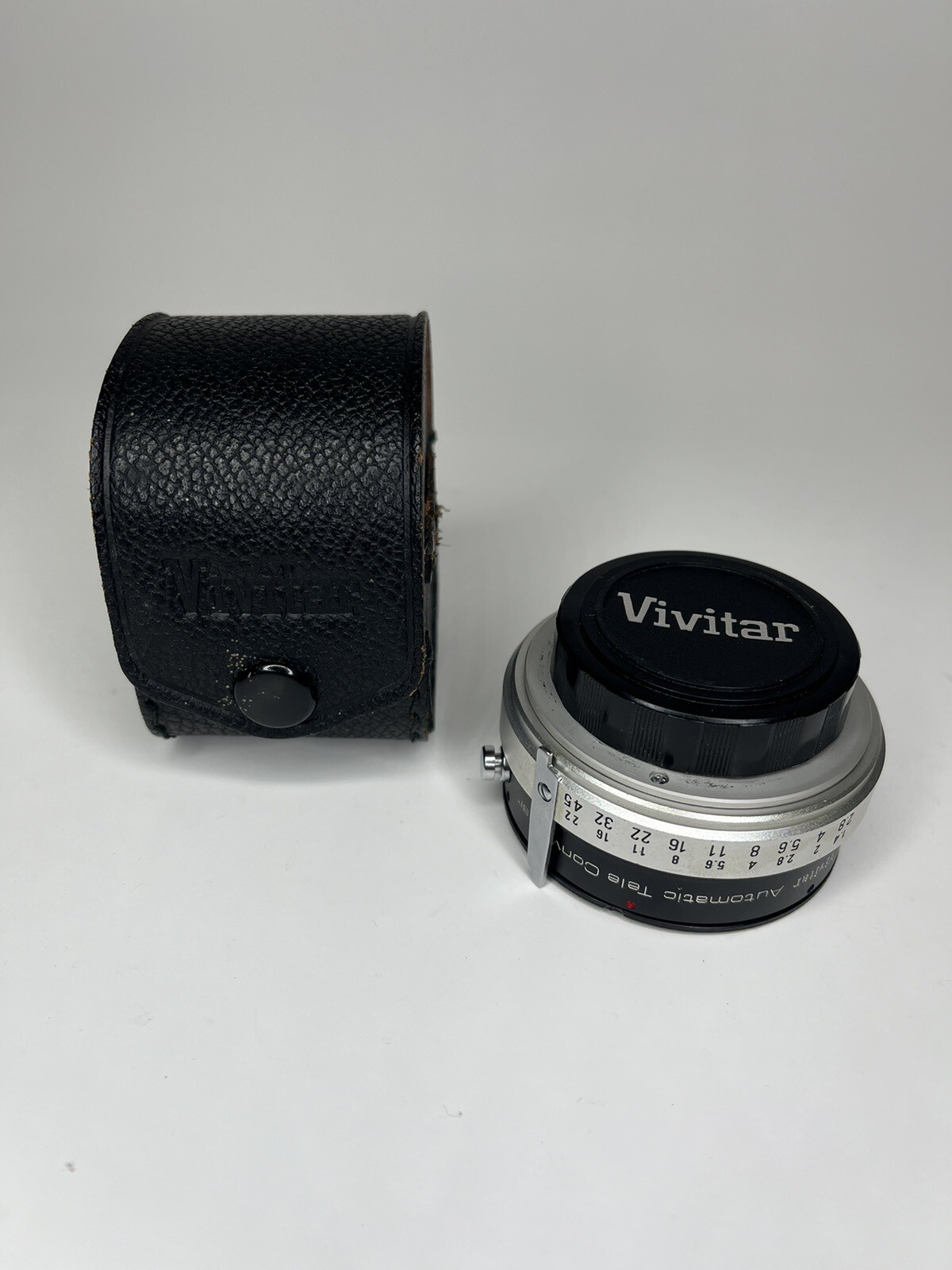 Vivitar Automatic Tele-Converter Lens 2x-5 For Minolta MD/MC35mm Camera w/ Case