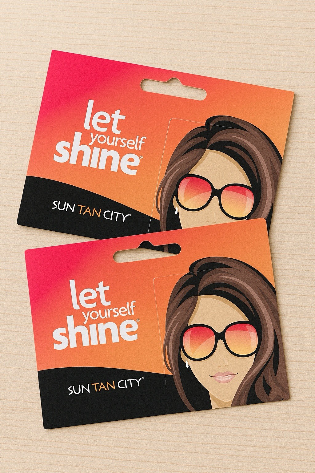 2 Sun Tan City Gift Cards - Total Value $50