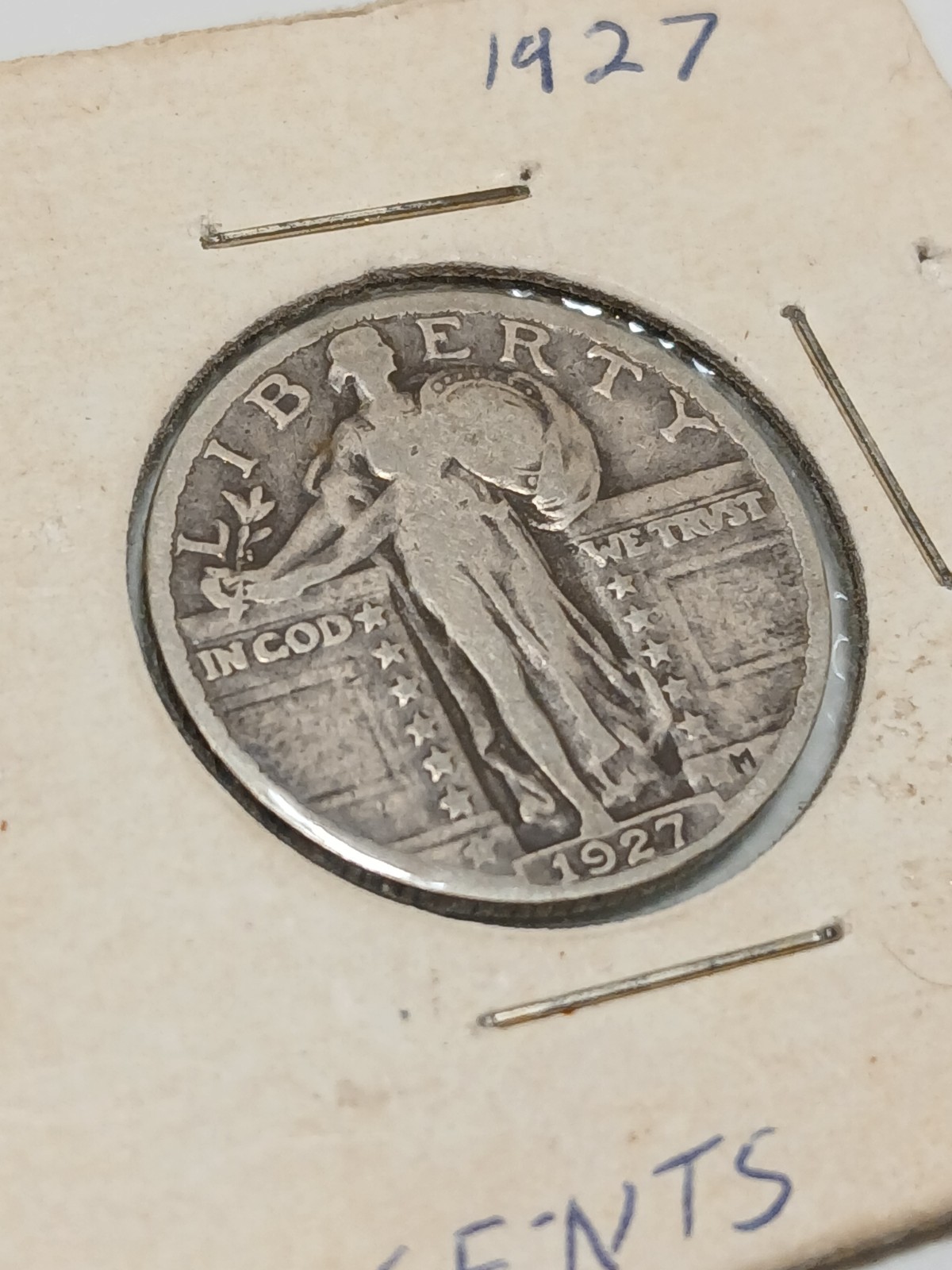 1927 Standing Liberty Quarter Nice Condition