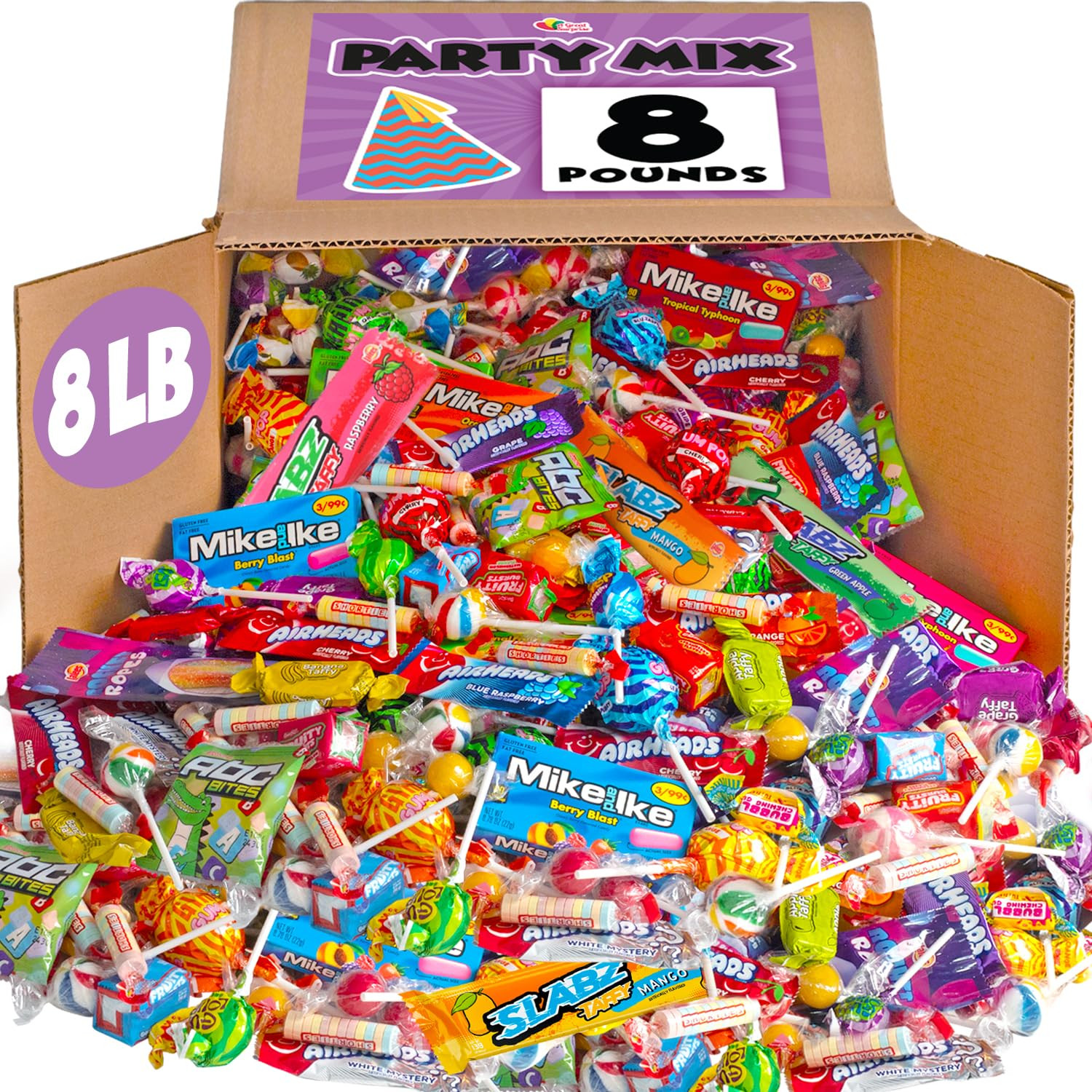 Big Bulk Candy - 8 Pounds - Individually Wrapped Candies - Big Bulk Candies - Pi