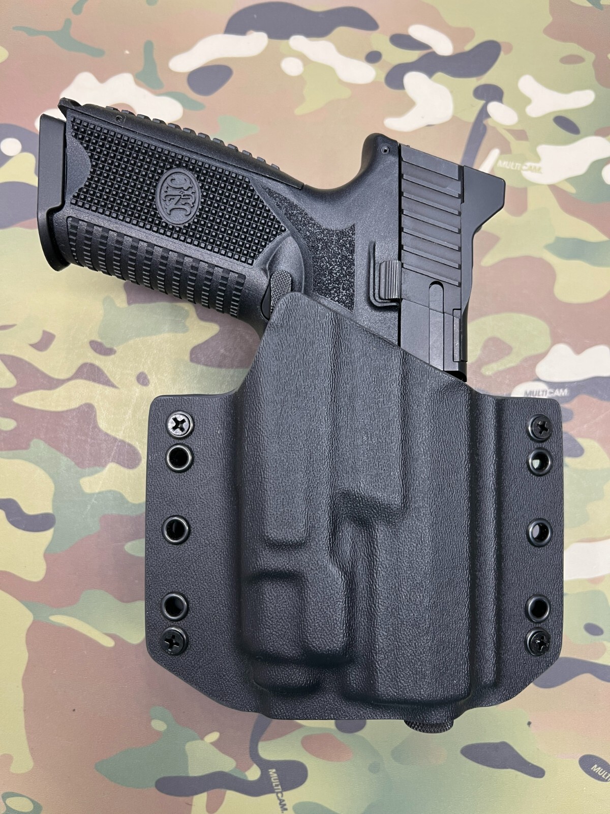Black Kydex Holster for FNH FN 509 Tactical Streamlight TLR-7