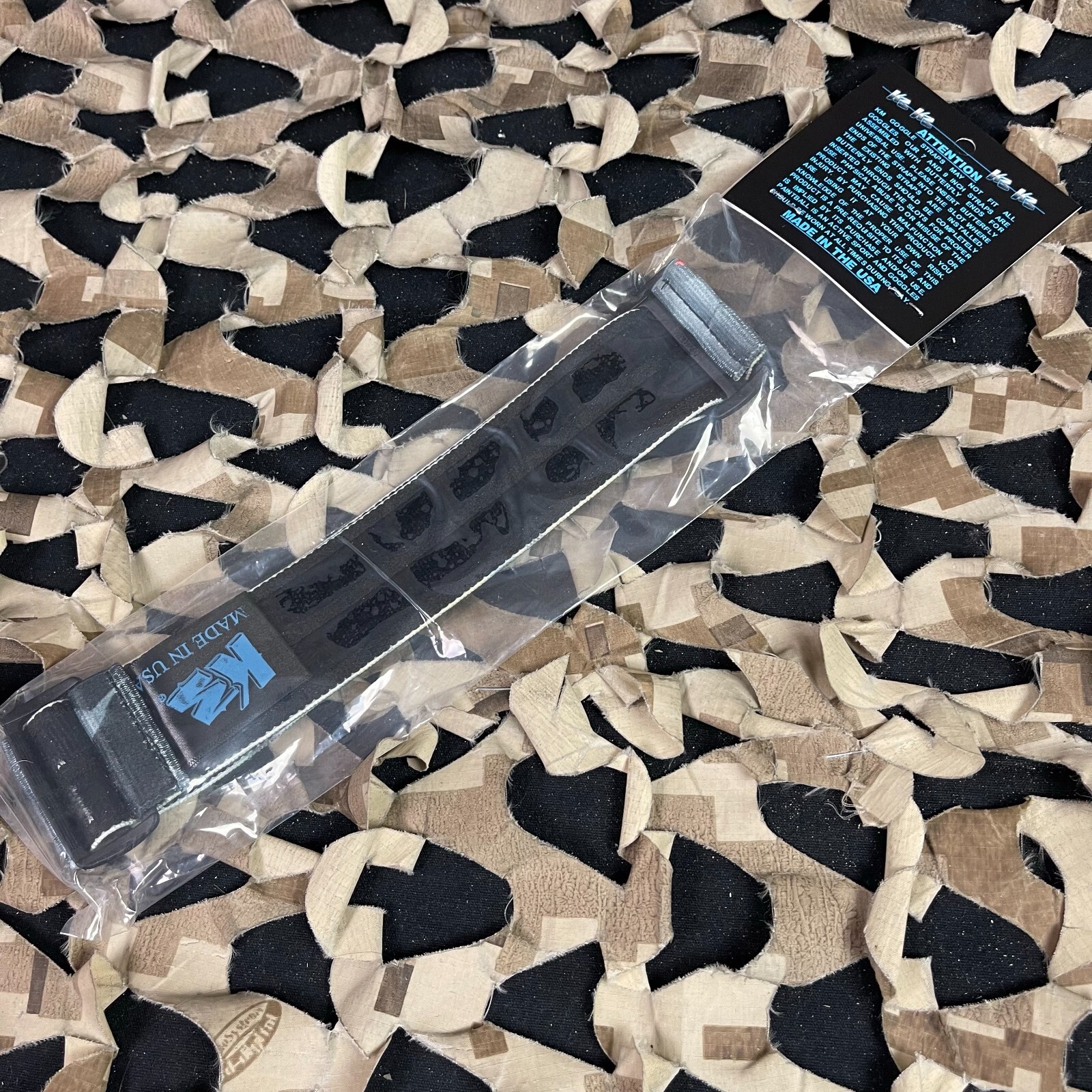 NEW KM Paintball Universal JT Goggle Strap - 09 USMC