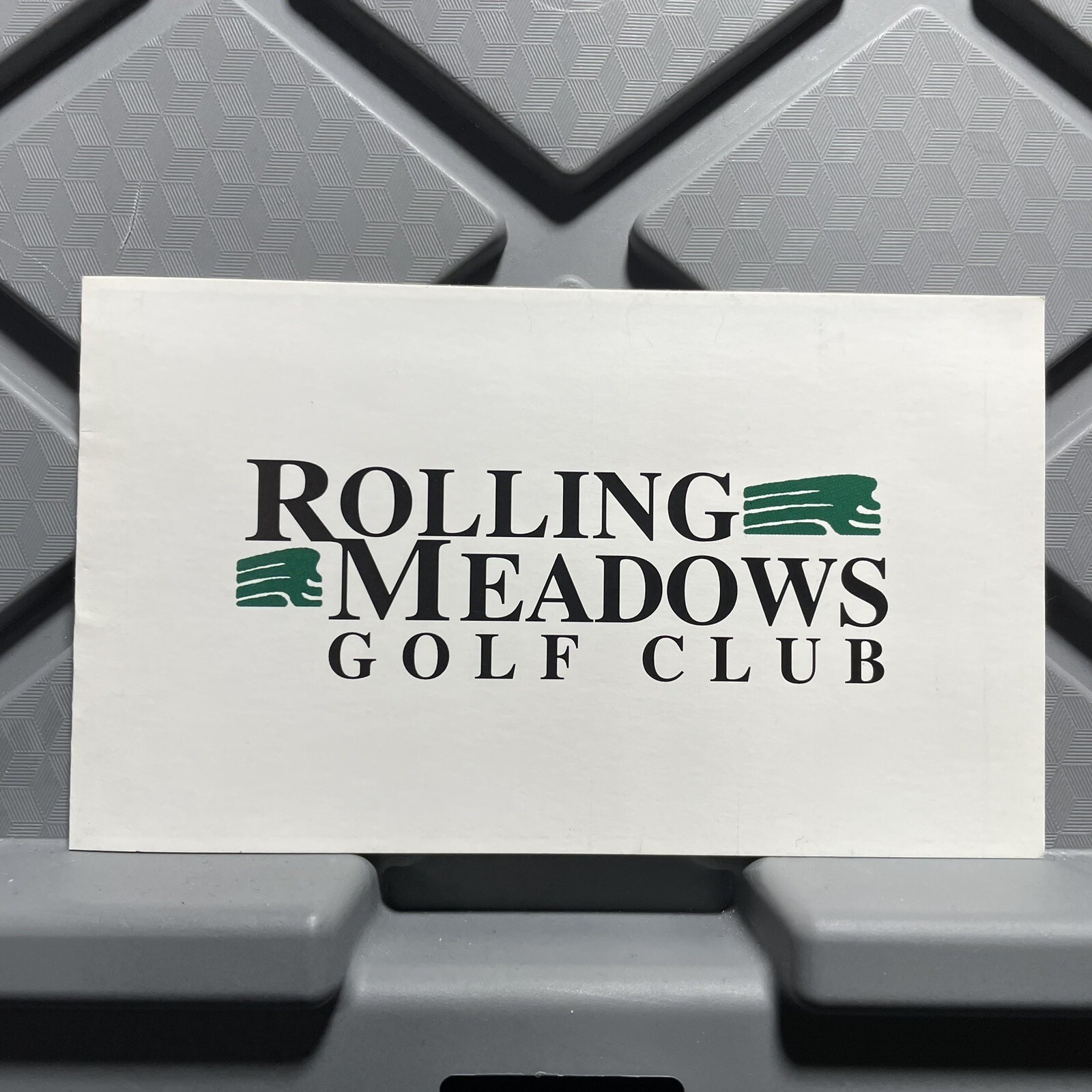 Rolling Meadows Country Club Golf Course Scorecard Marysville Ohio Vintage 1970s
