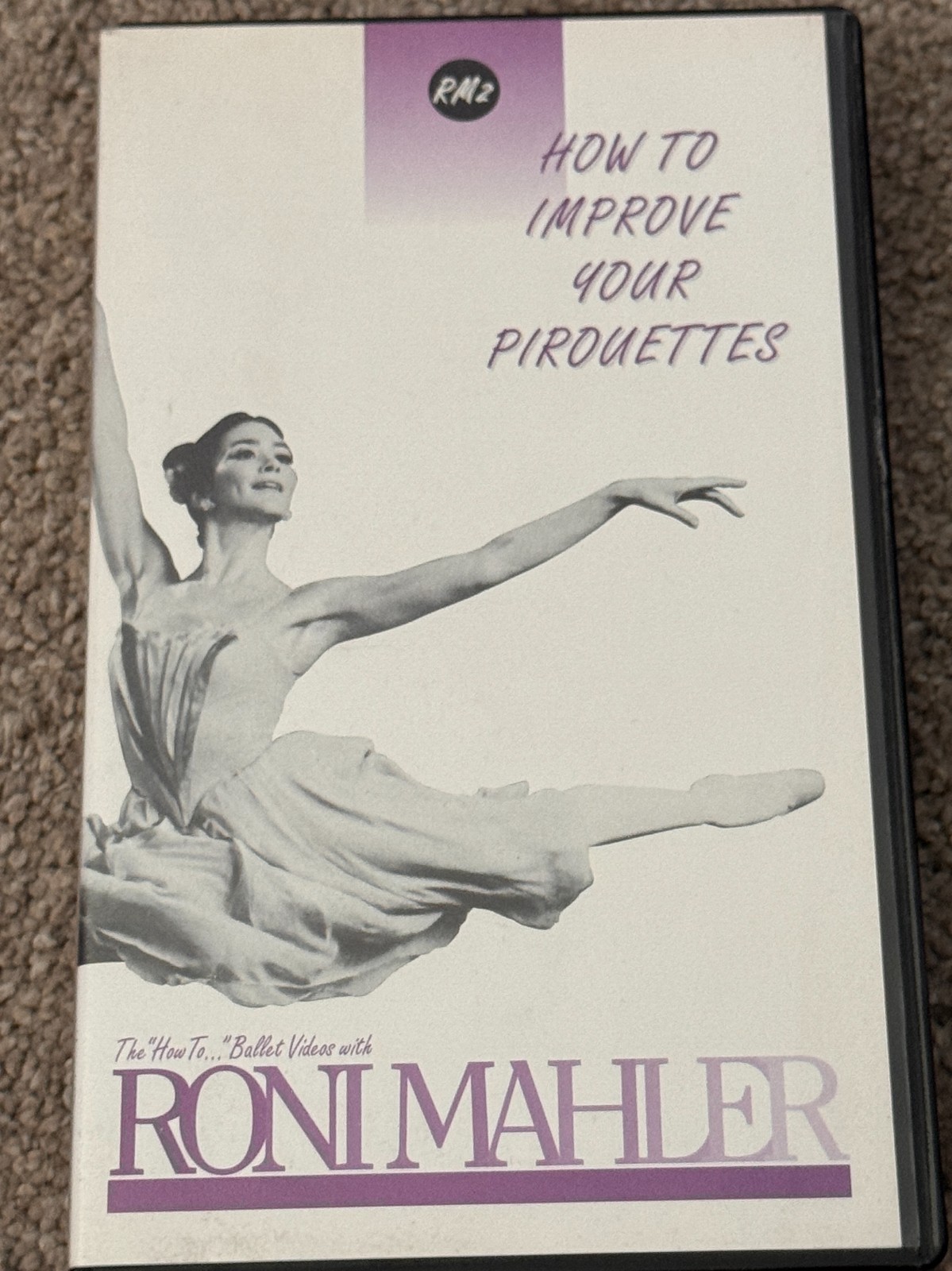 Roni Mahler How to Improve Your Pirouettes Ballet Instruction VHS Free Ship