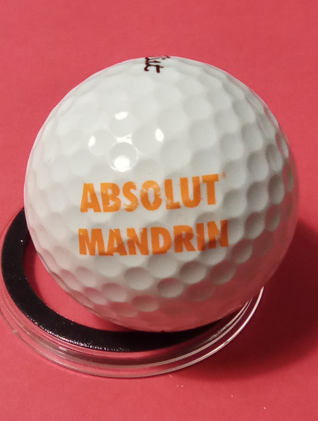 ABSOLUT MANDRIN LOGO GOLF BALL GREAT FOR ANY VINTAGE COLLECTION!