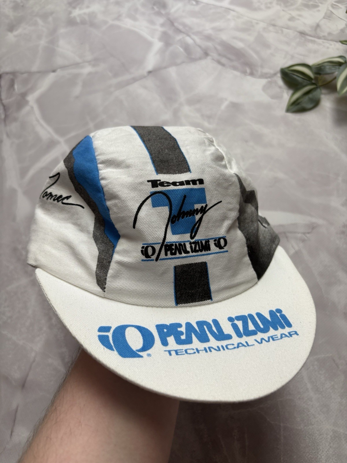 VTG Pearl Izumi Cap-It-All John Tomac Team MTB Cycling Bike Cap Hat Made in USA