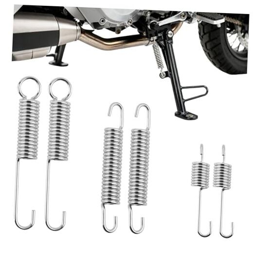 6PCS Motorcycle Kickstand Spring,3 Sizes of Bike Kickstand Spring as