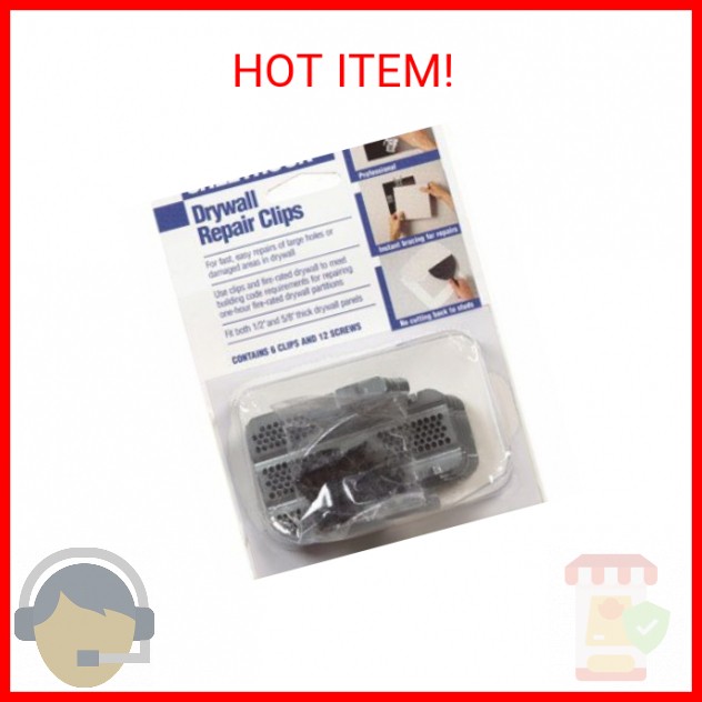 Sheetrock 1.88 ft. L x 1.25 in. W Reinforced Metal White Wall Repair Kit