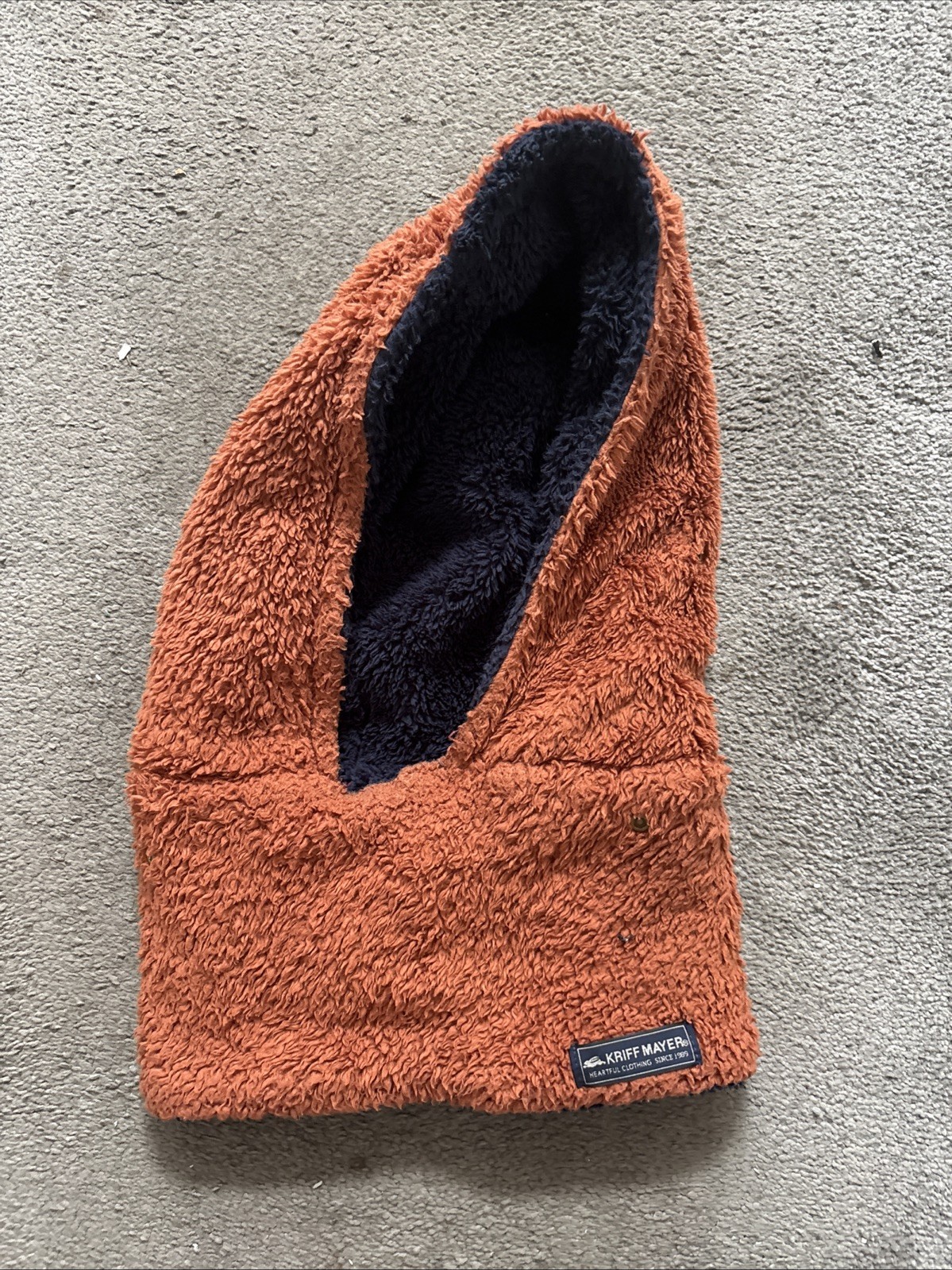Kriff Mayer Sherpa Style Reversible Fleece Hat Headwear Neckwear Japan One Size
