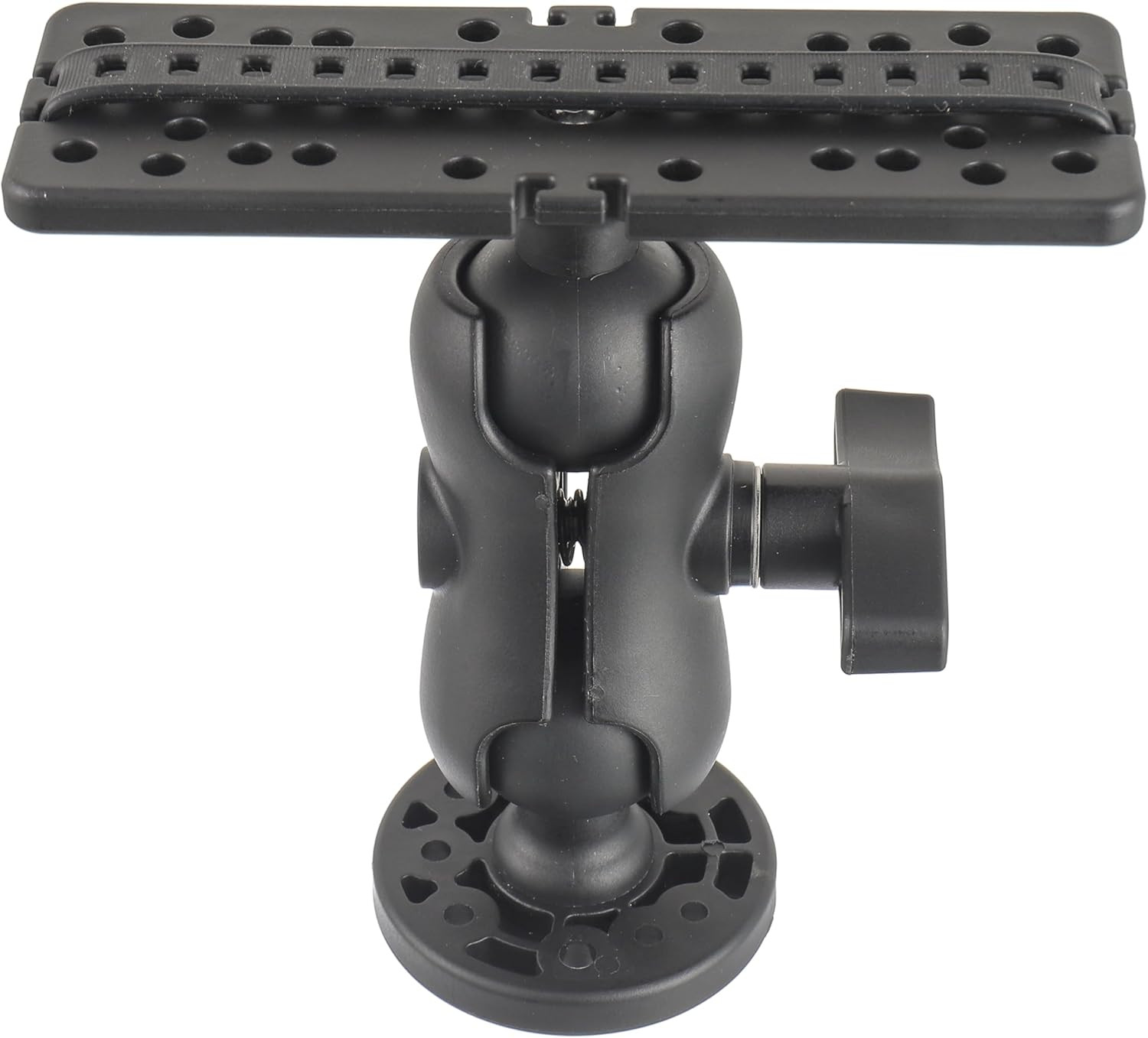Fish Finder Mount Base, Universal 360° Rotation Ball-Mount Fish Finder Bracket,