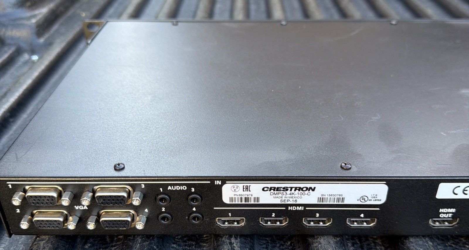 Crestron 3 Series DM 4K Presentation System DMPS3-4K-100-C