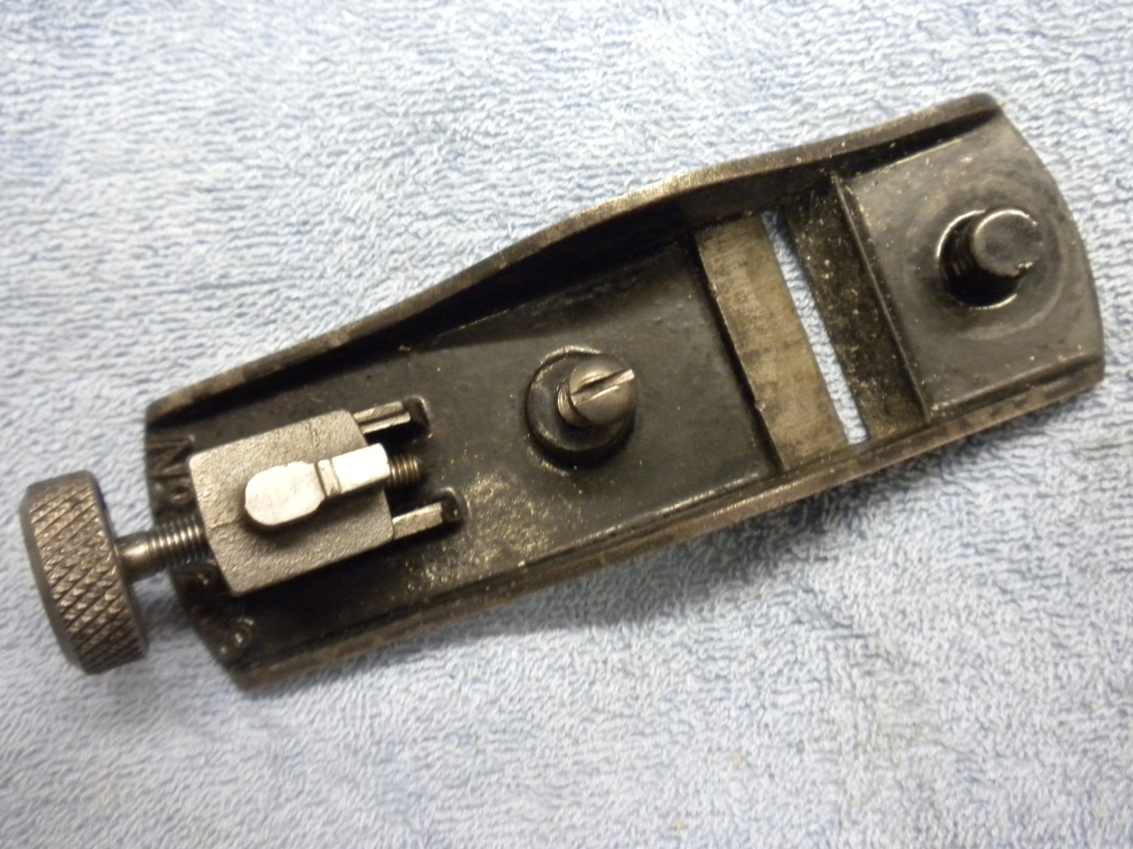 Vintage Stanley #203 Block plane W/adjustable blade work ready