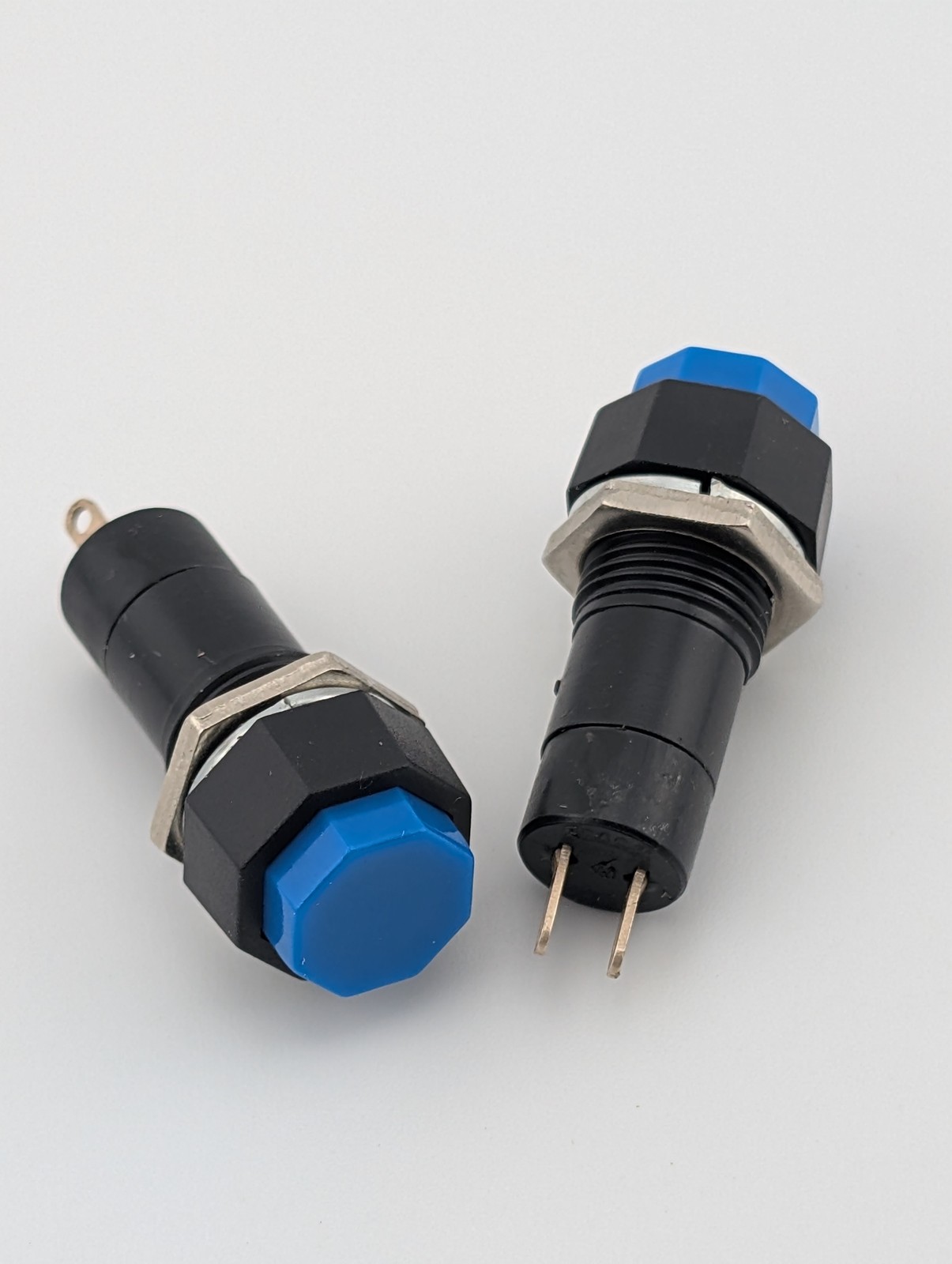 SPST Normally Closed Momentary Push-Button Switch 2 Pack
