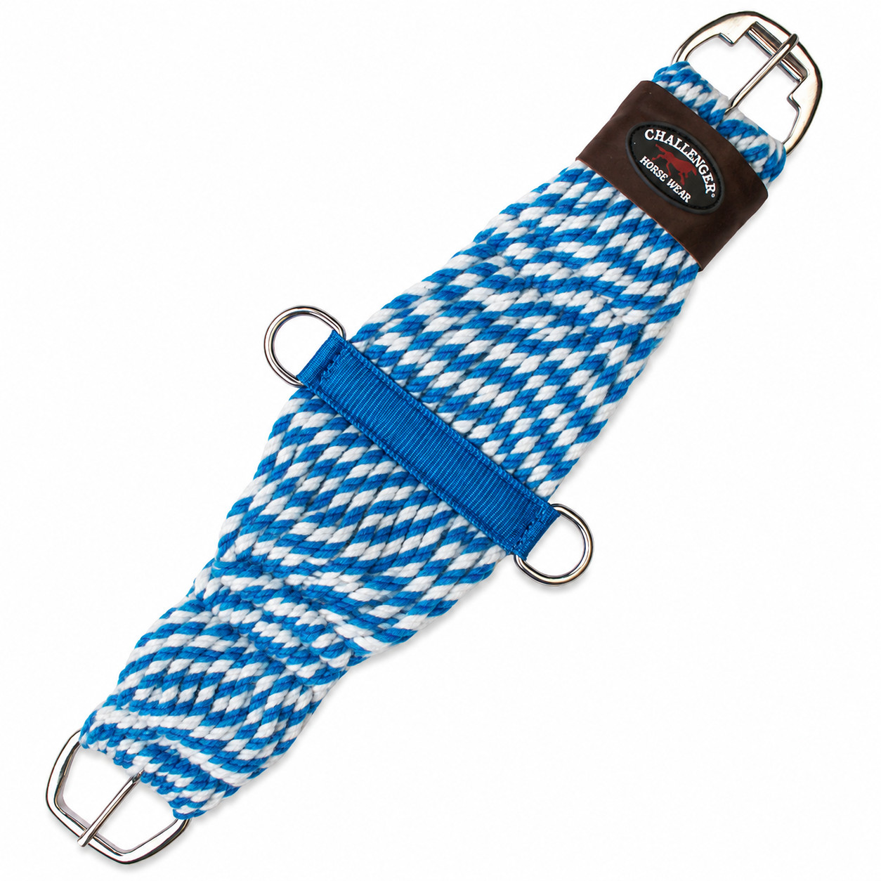 Horse Western 27 Strand Double Weave Two-Tone Mohair Roper Cinch 97RT12