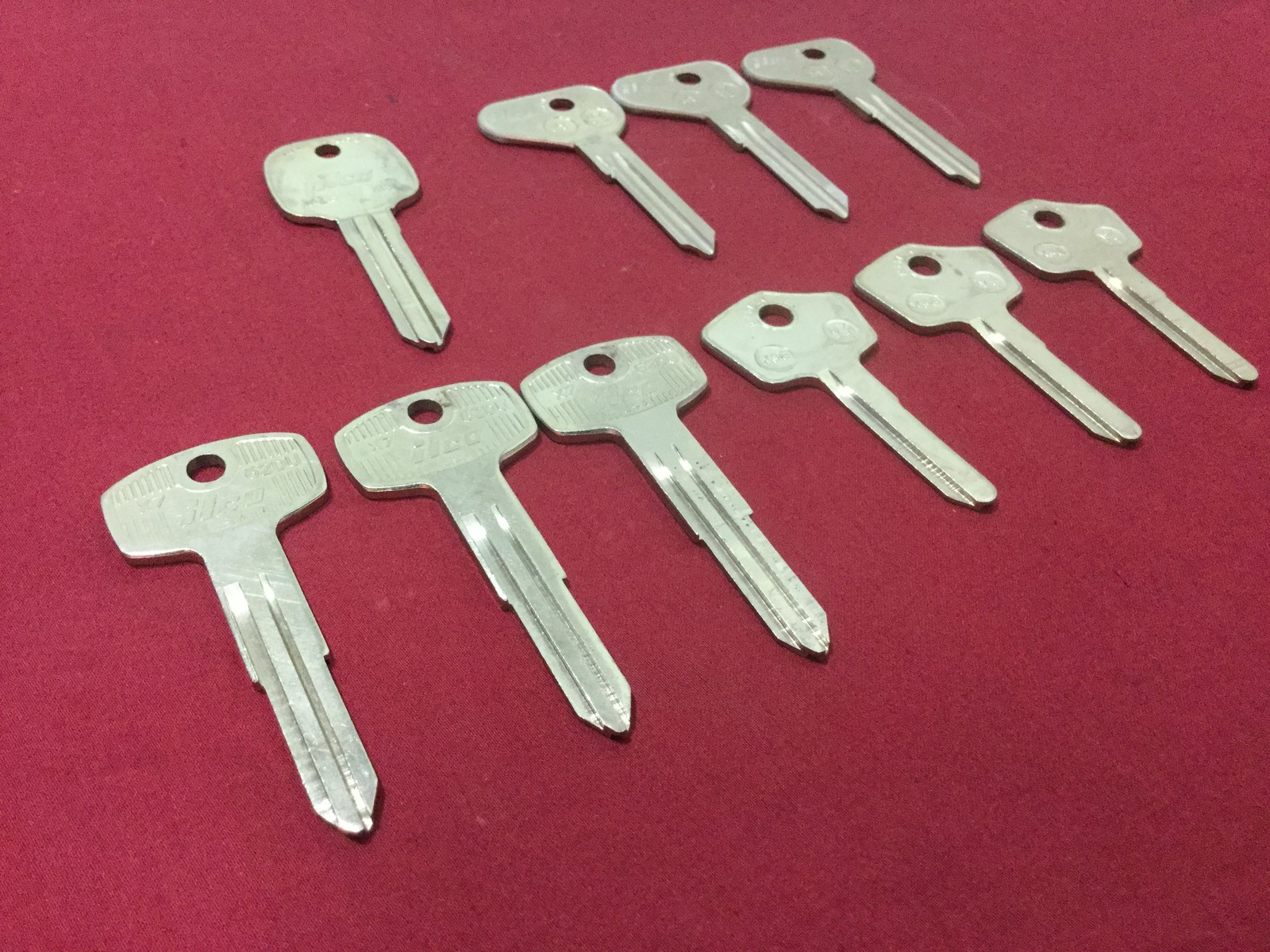 Mazda & Datsun by Ilco X36, X7, X131, X1 Auto Key Blanks, Set of 10 - Locksmith