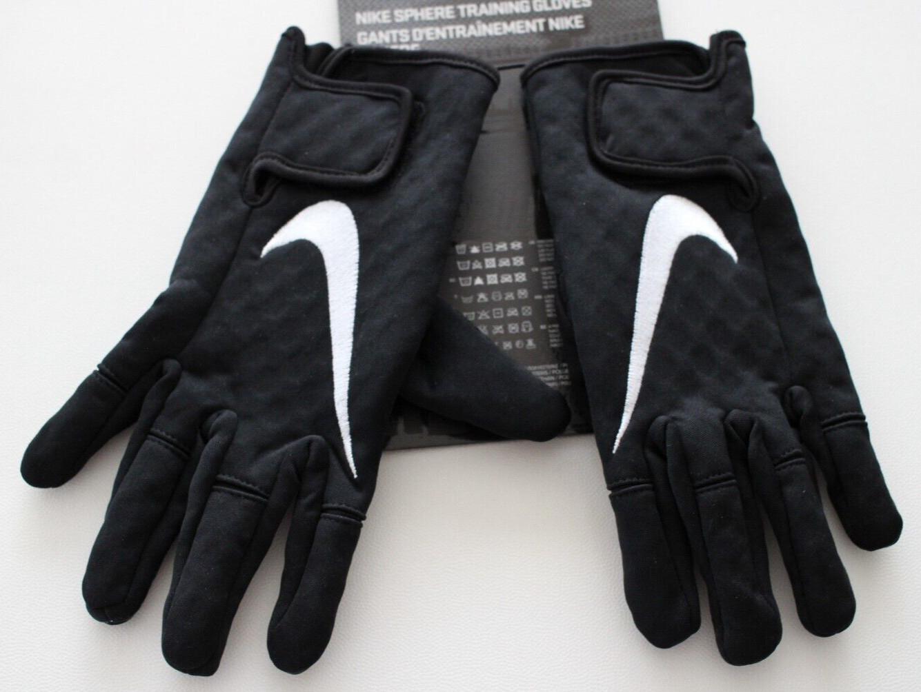 Nike Sphere Training Grip Gloves Men's XL Black/White