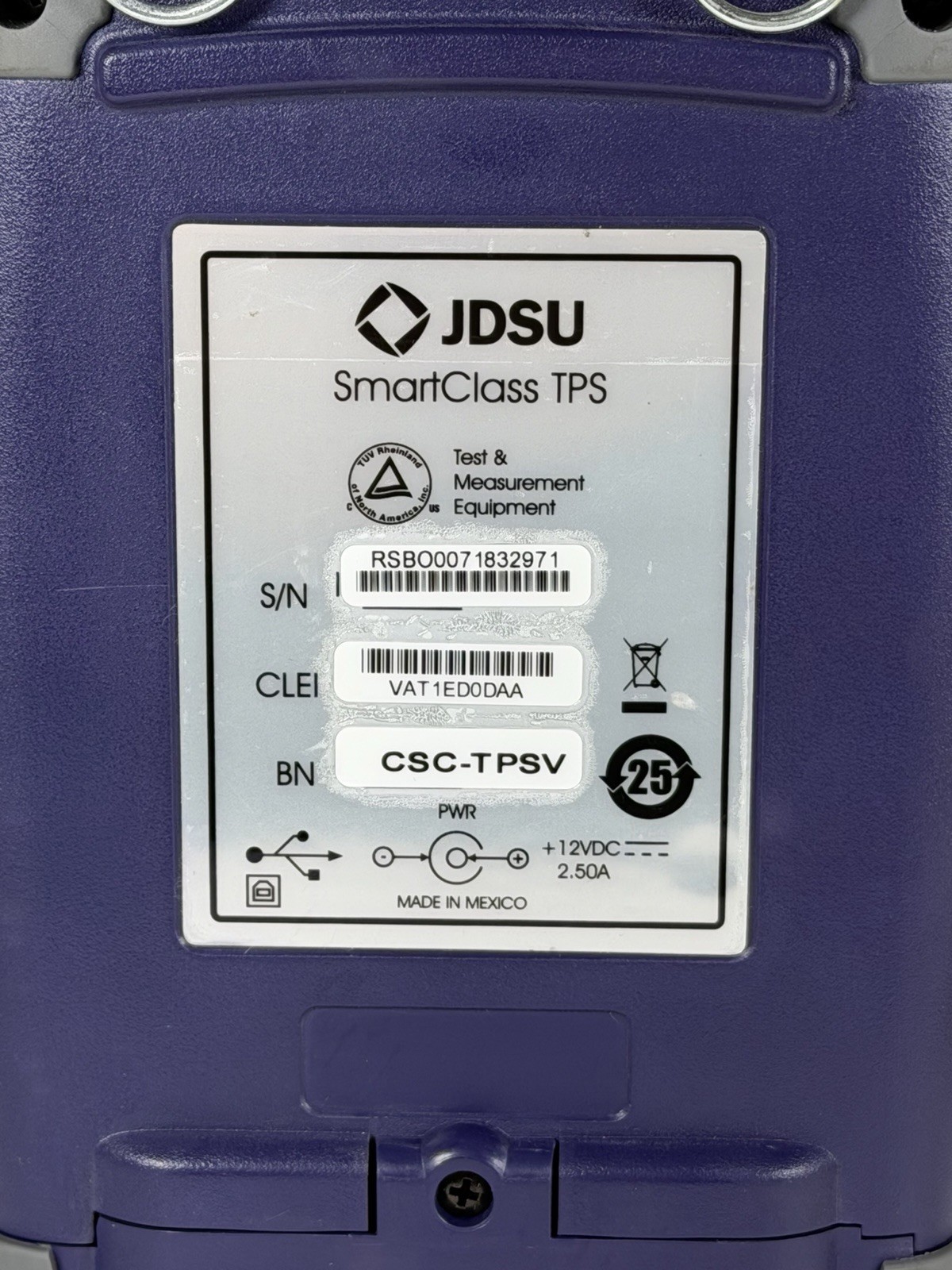 JDSU SmartClass Triple-Play Services (TPS) Bonded ADSL Handheld Cable Test Tool