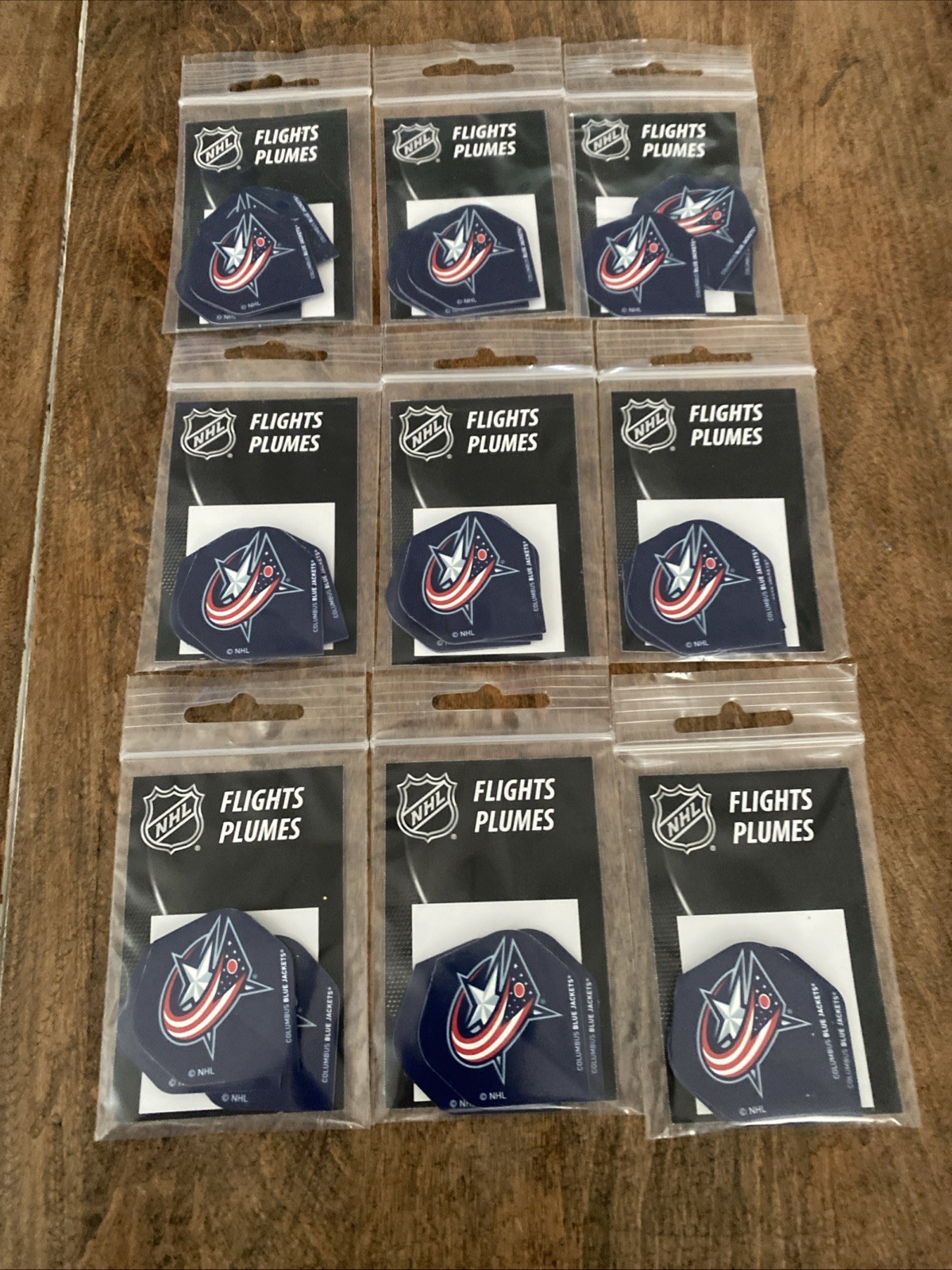 LOT of  10 Sets Of  3 NHL Darts Flight