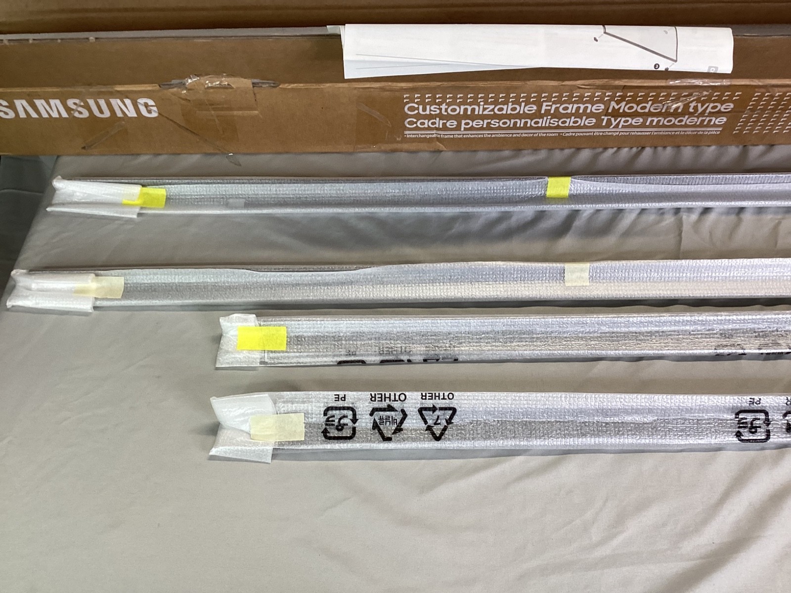 Samsung VG-SCFF65BWBZA 65" The Frame Customizable Bezel - Modern Brown