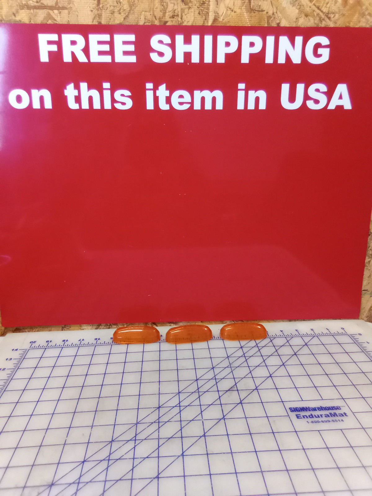 Arrow 058A, 58A Pack Of 3 Amber Lenses