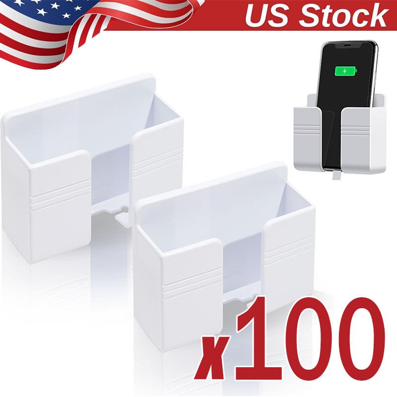 Holder Wall Mounted Mobile Phone Charging Organizer Storage Box Stand Rack lot
