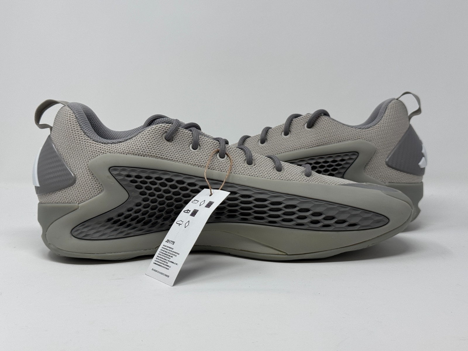 Anthony Edwards A.E.1 Low Adidas Metallic Grey Dove Grey Men's Shoes JS1775