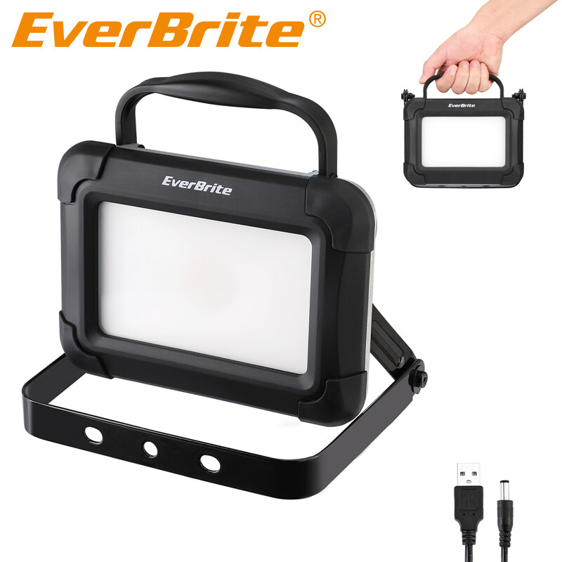 EverBrite Rechargeable 1500Lumen Work Light LED Super Bright Worklight w/2 Modes