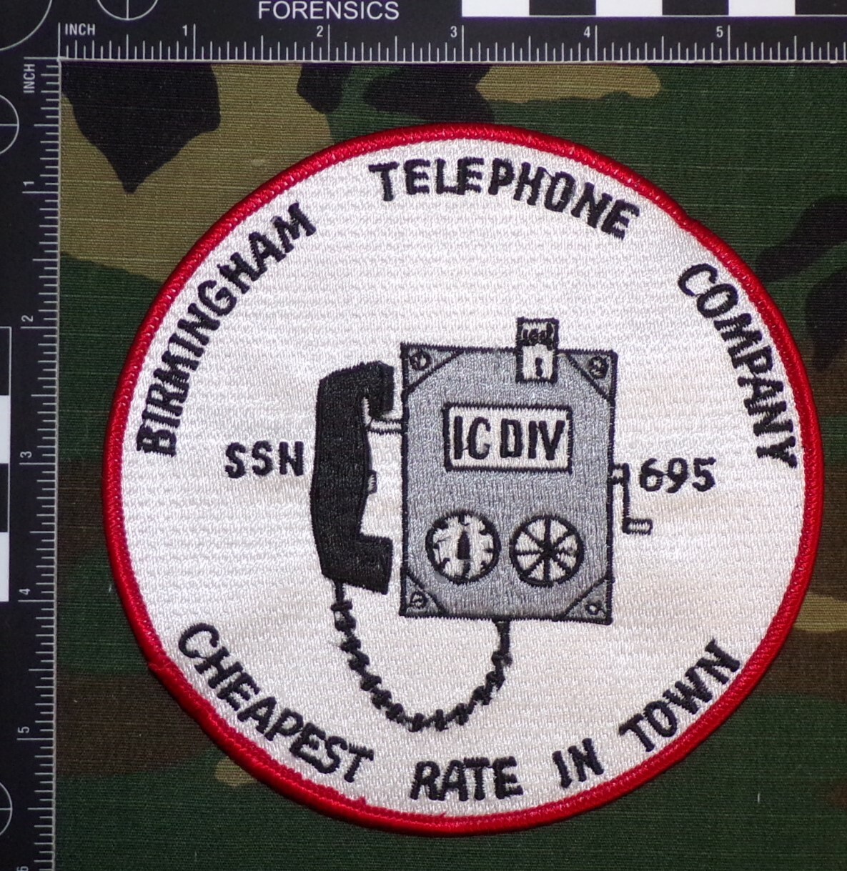 US Navy USS Birmingham SSN 695 BTC Submarine Embroidered Full Color Patch