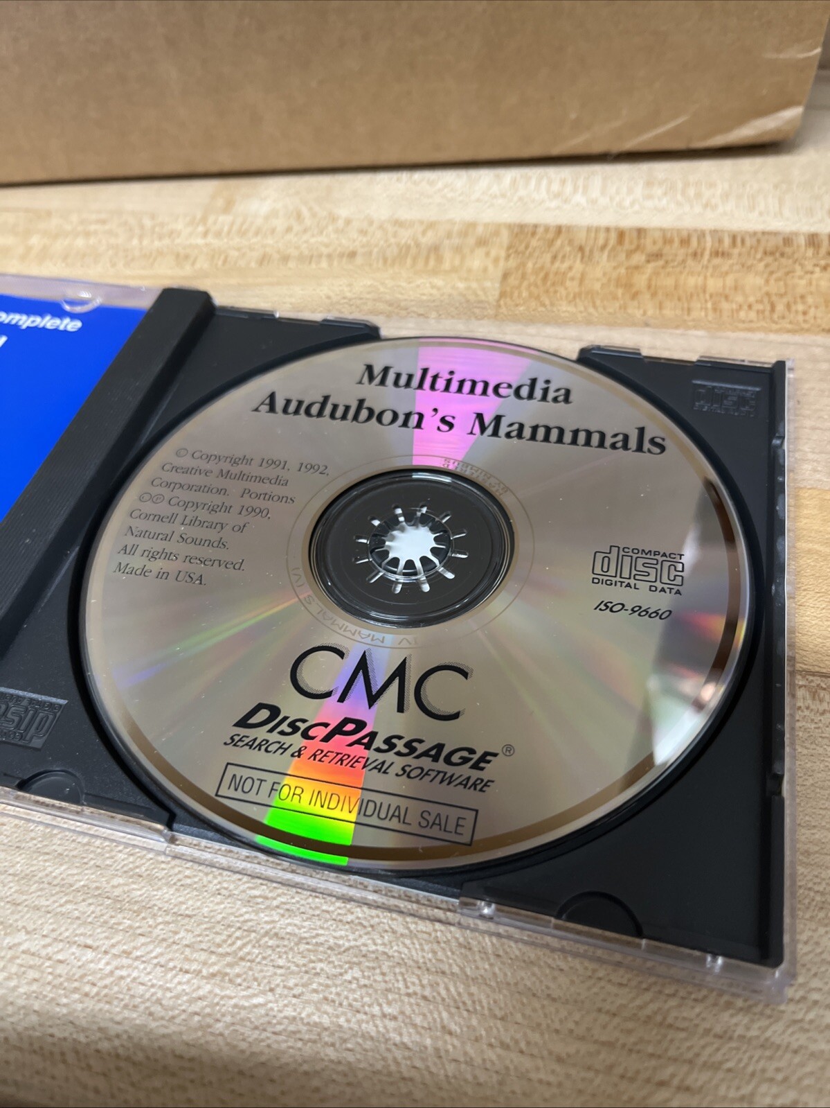 Multimedia Audubon's mammals, CMC CD-ROM B2