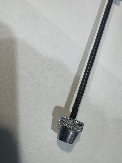 Vintage JOUYU OLD SCHOOL Bicycle Quick Release Skewer 152 mm Silver