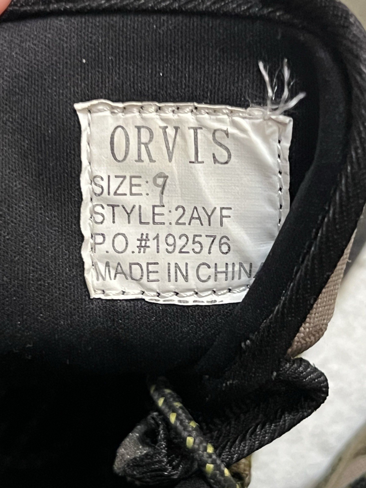 Orvis Encounter Fly Fishing Wading Boots 2AYF Size 9 Green