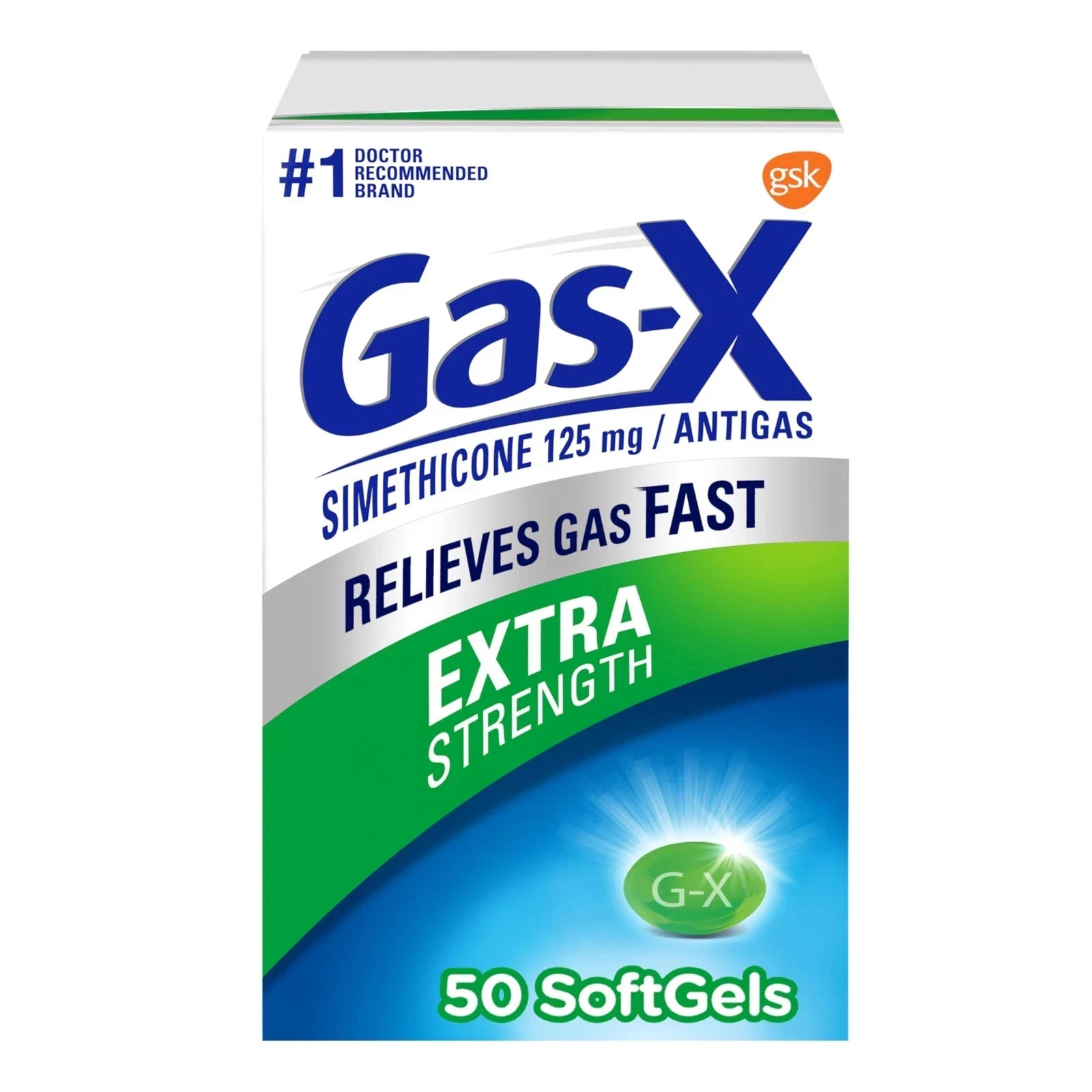 Gas X Extra Strength Gas Relief Softgels 50 Count for Fast Relief 11/27