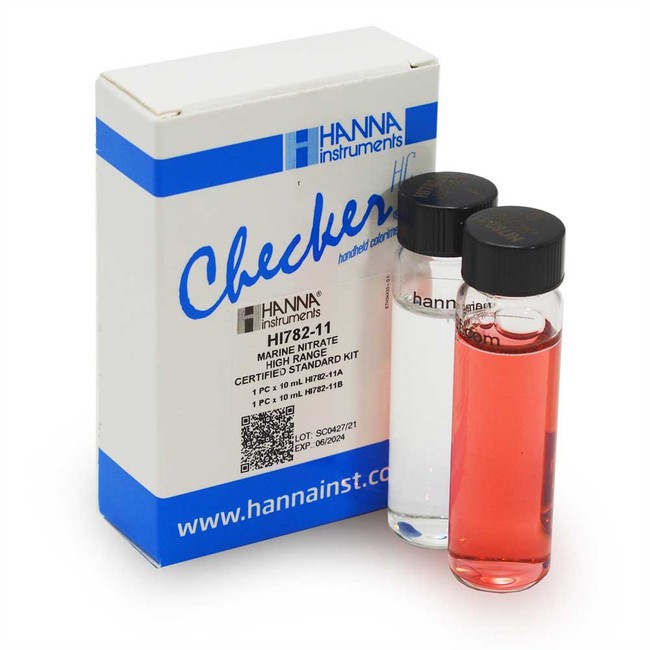 (HI782-11) Marine Nitrate HIGH RANGE Certified Check Set - Hanna Instruments