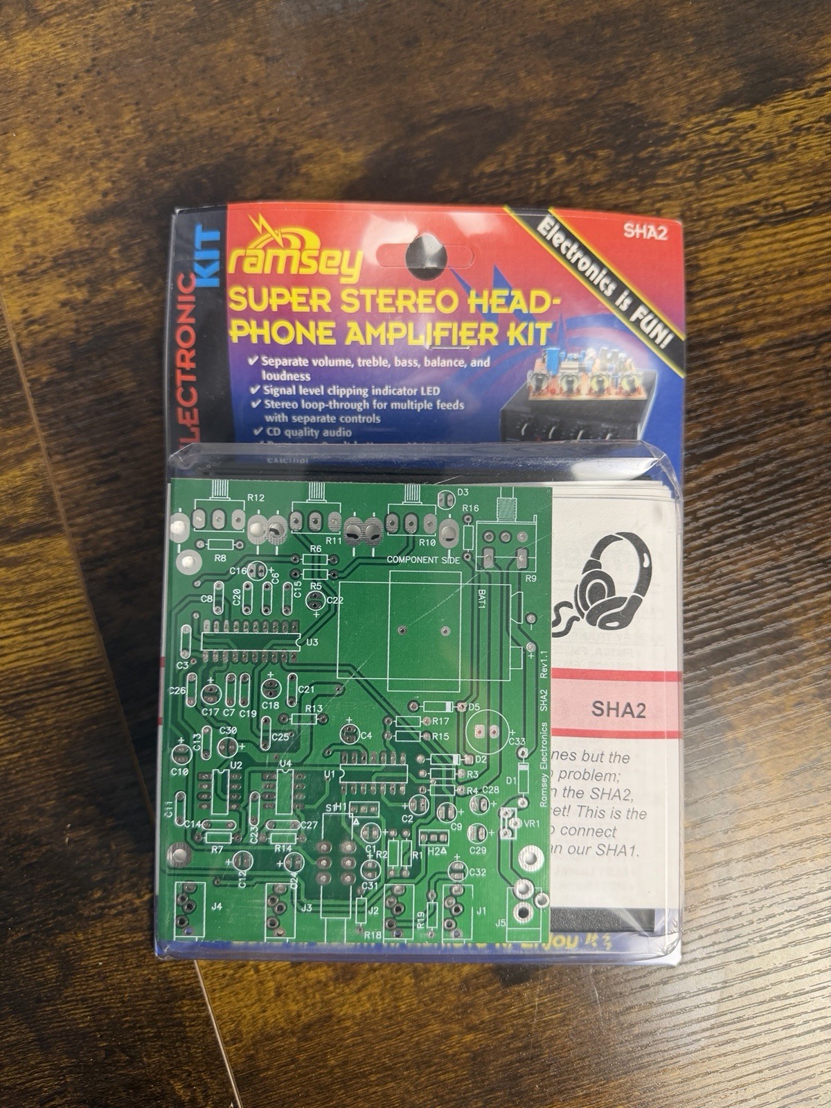 NEW Ramsey SHA2 Super Stereo Headphone Amplifier Kit NIB Unassembled DIY