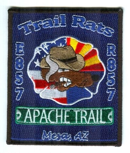 Rural Metro Fire Department Engine 857 Rescue 857 Patch Arizona AZ Trail Rats
