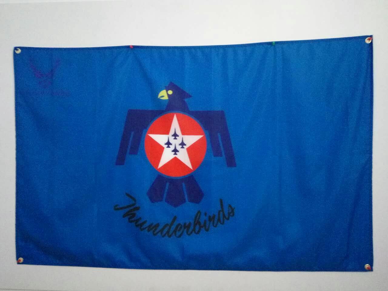 USAF ThunderBirds 3x5 ft Single-Sided Flag Banner