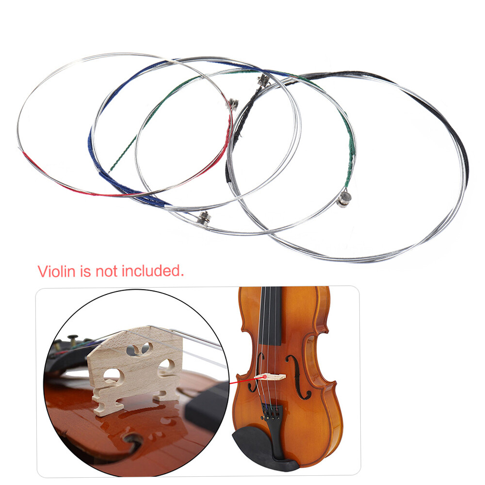 5 Sets Violin Strings 3/4 4/4 Violin Strings Steel Strings G D A E Strings N2I7