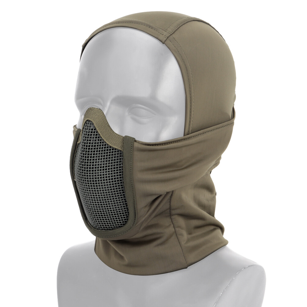 Tactical Breathable Mesh Face Mask Airsoft Paintball Hunting CS Helmet Liner Cap