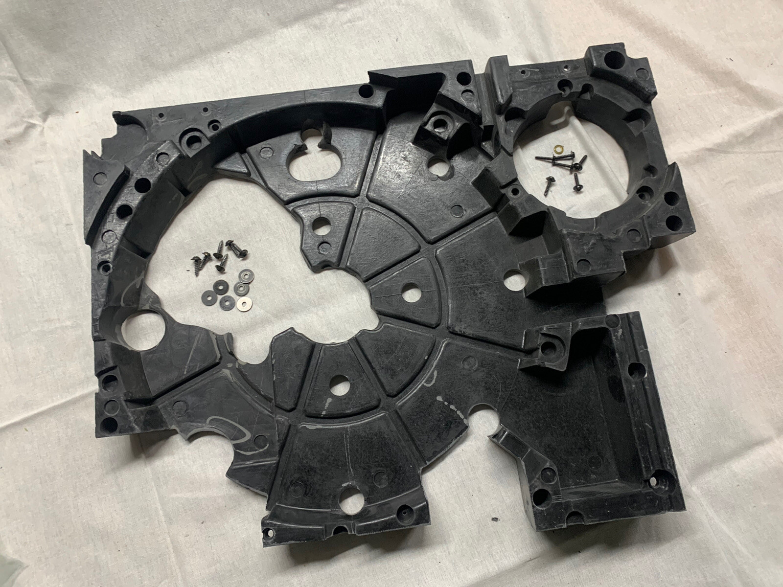 Base with insert from Technics SL-1200 MK2 turntable with Screws